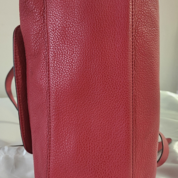 Ravishing Red Authentic Michael Kors purse - Picture 10 of 12